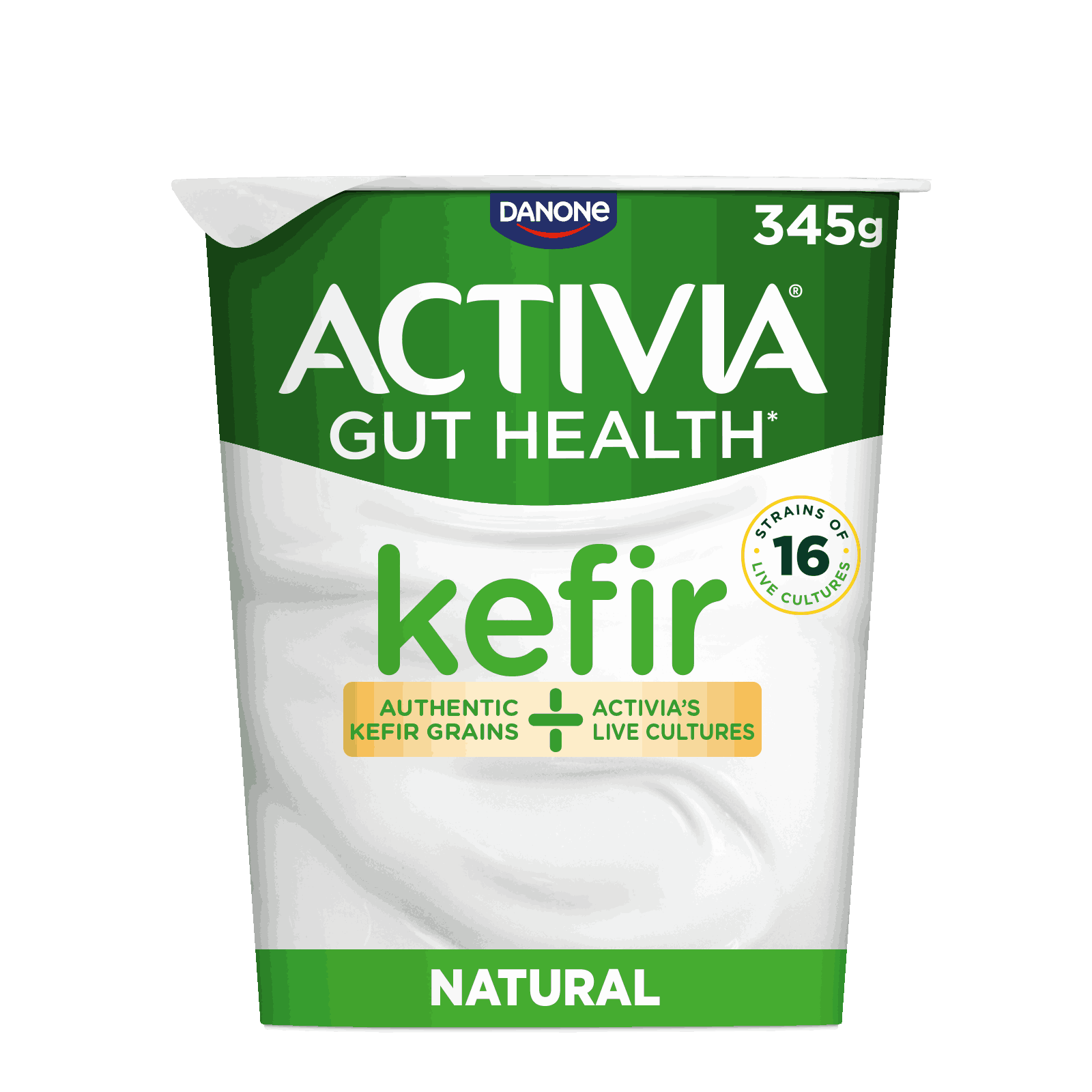 Activia Kefir Natural Gut Health Yoghurt 345g