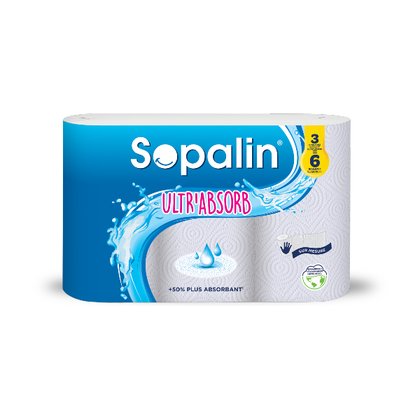 Sopalin Ultr'Absorb 3 maxi rouleaux