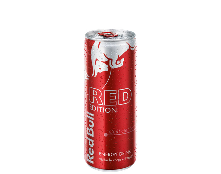 Red Bull Edition RED – Goût cranberry