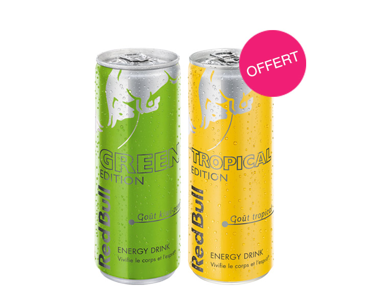 1 Red Bull Edition acheté = 1 offert