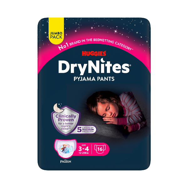 DryNites®  3-4 ans (12-21kg) x16