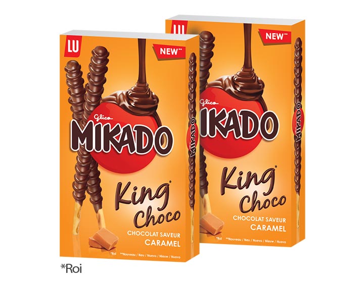 Mikado King* Choco saveur Caramel