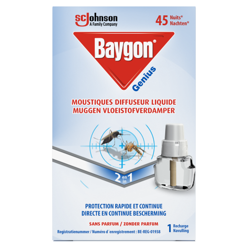 Baygon Moustiques Diffuseur Liquide Recharge - 45 Nuits