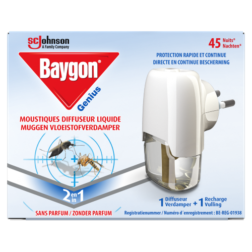 Baygon Muggen Vloeistofverdamper - 45 Nachten 