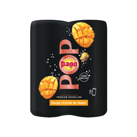 Pack 4 x 25cl - Mangue Gingembre