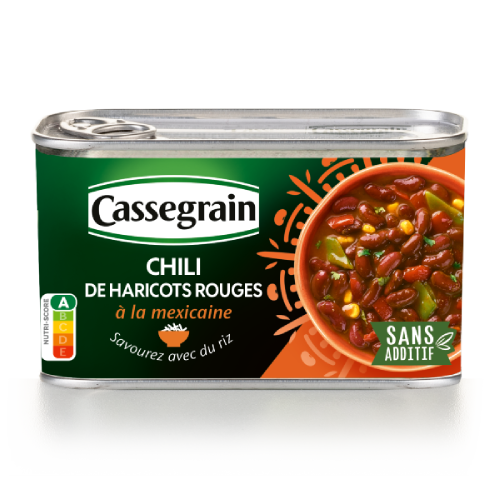 Chili de Haricots Rouges à la mexicaine 430g