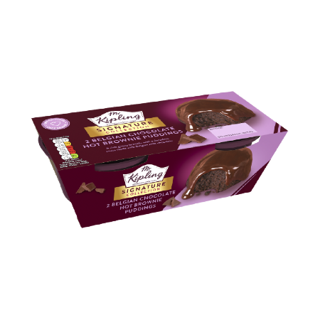 Mr Kipling Signature Chocolate Brownie Puddings x2 210g