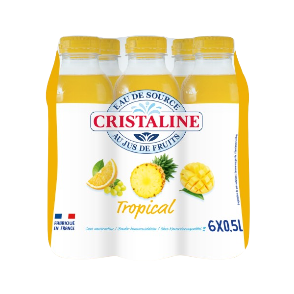 Cristaline au jus Tropical