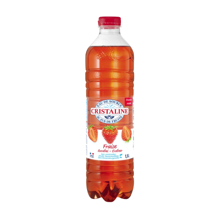 Cristaline au jus Fraise
