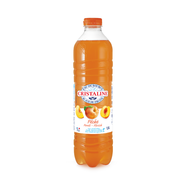 Cristaline au jus Pêche