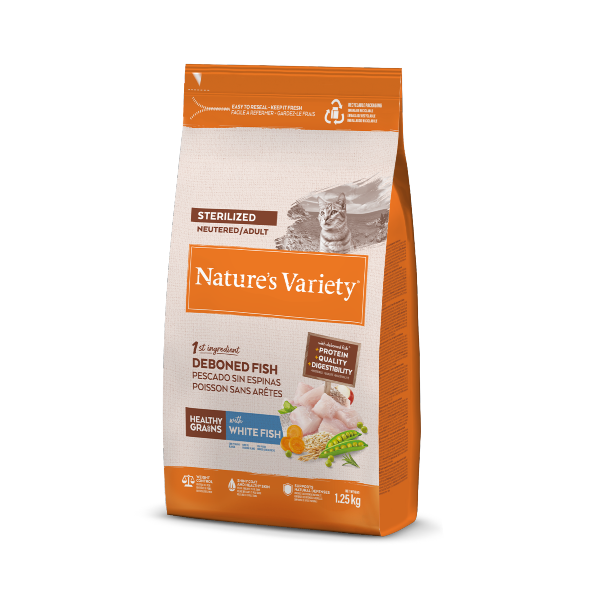 Healthy Grains Stérilisé Poisson 1,25kg