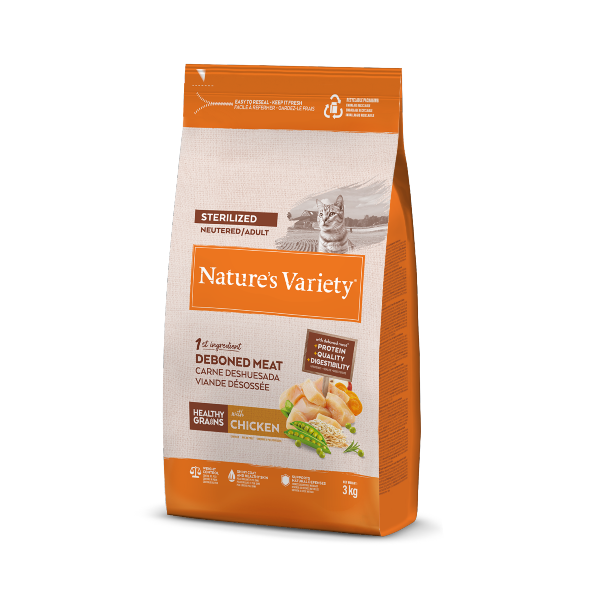 Healthy Grains Stérilisé Poulet 3kg