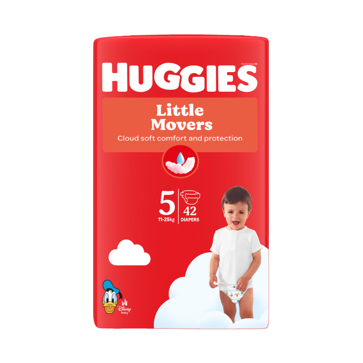 Couches Huggies Little Movers taille 5