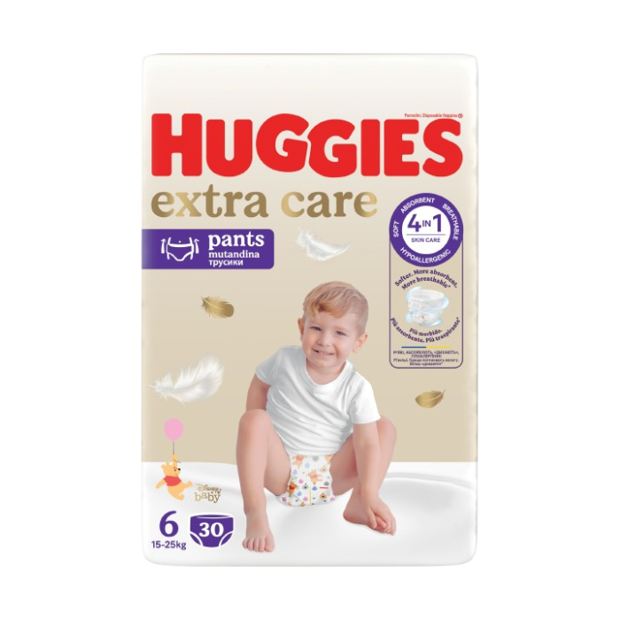 Culottes Huggies Extra Care taille 6