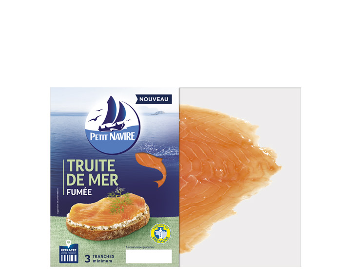 Truite de mer fumée