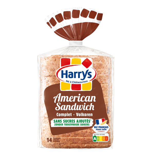 American Sandwich Complet Sans Sucres Ajoutés 600 g