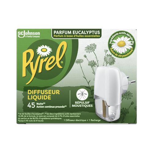 DIFFUSEUR LIQUIDE RÉPULSIF MOUSTIQUES EUCALYPTUS