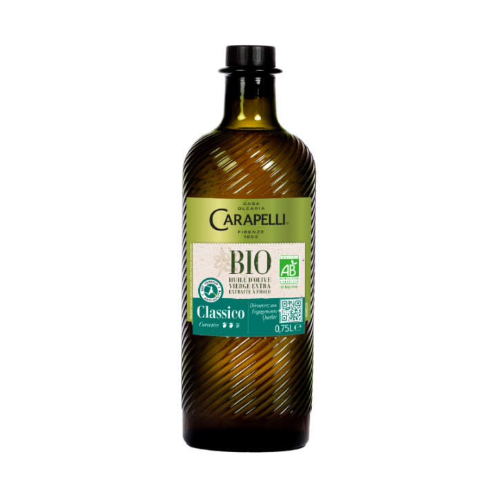 Carapelli huile d'olive vierge extra Bio Classico 75cl