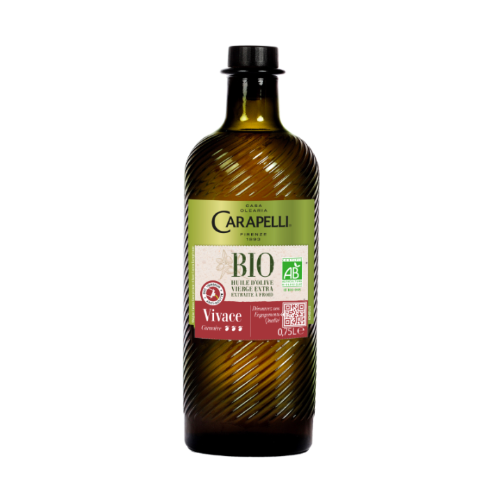 Carapelli huile d'olive vierge extra Bio Vivace 75cl