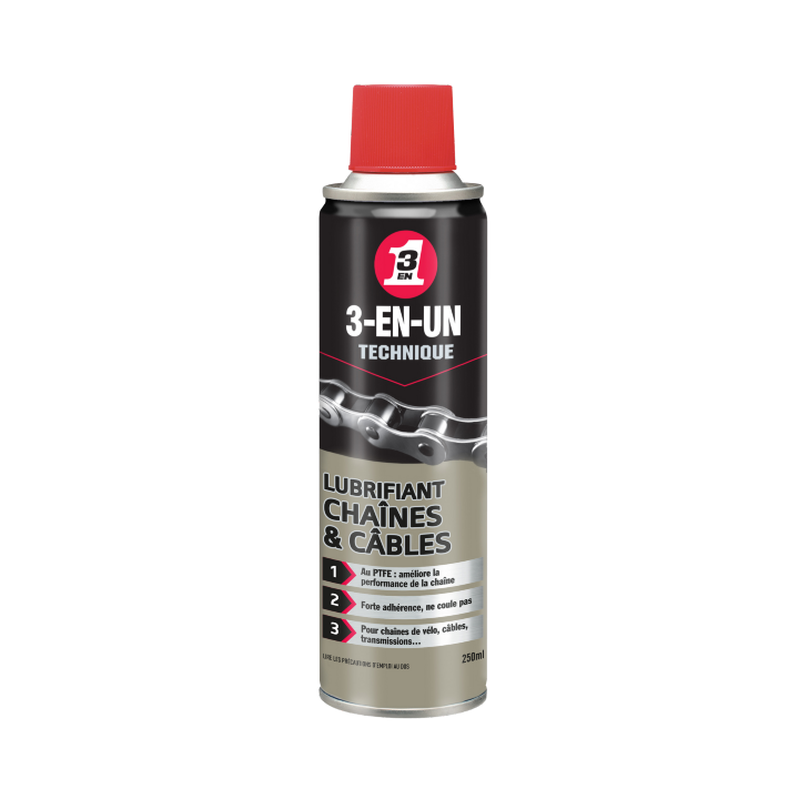 Lubrifiant Chaînes et Câbles 250 ml