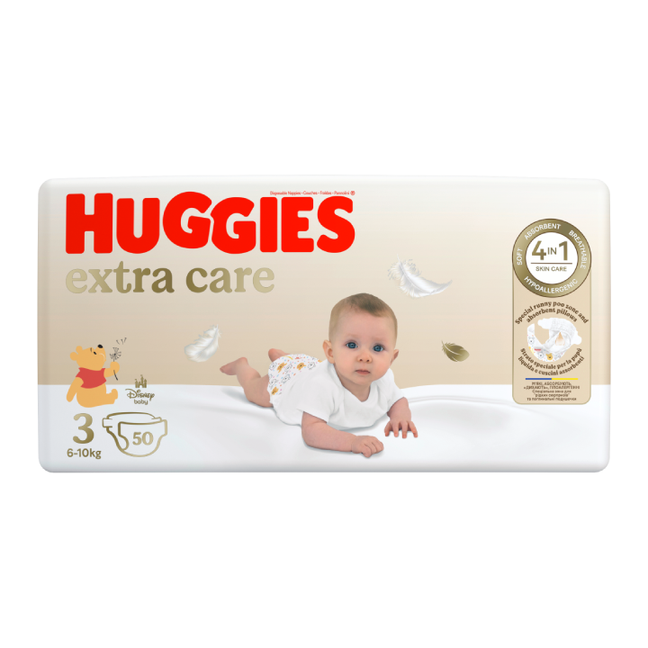 Couches Huggies Extra Care taille 3