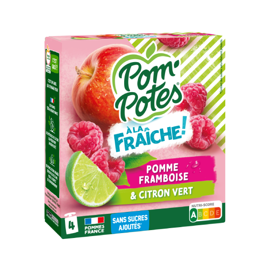 Pomme Framboise Citron Vert 4*90g