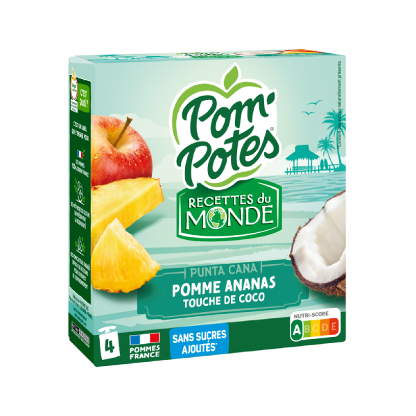 Punta Cana : Pomme Ananas touche de Coco 4*90g