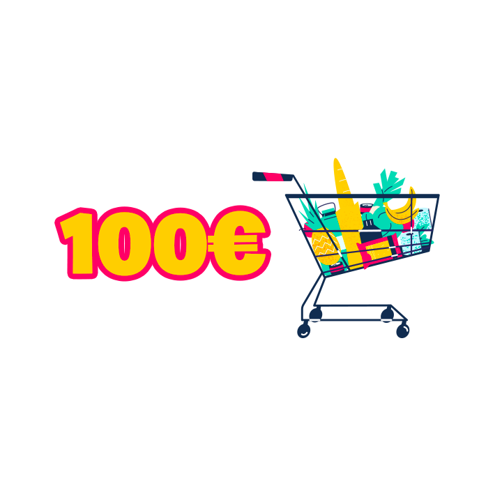 5 caddies de courses de 100€ à gagner