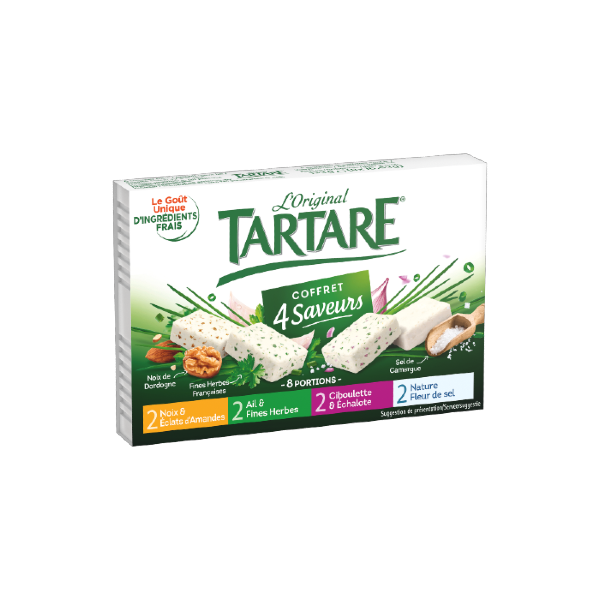 Tartare® Coffret 4 Saveurs 8 portions 133g