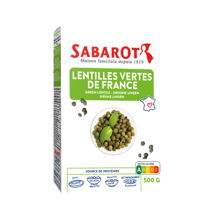 Lentilles vertes de France - 500g