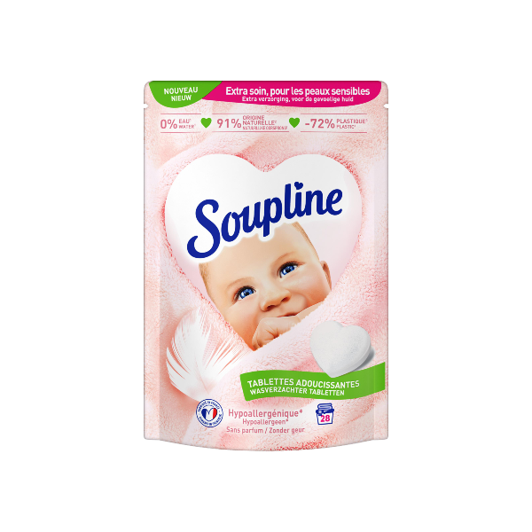 Soupline Tablettes Hypoallergénique 28 pcs