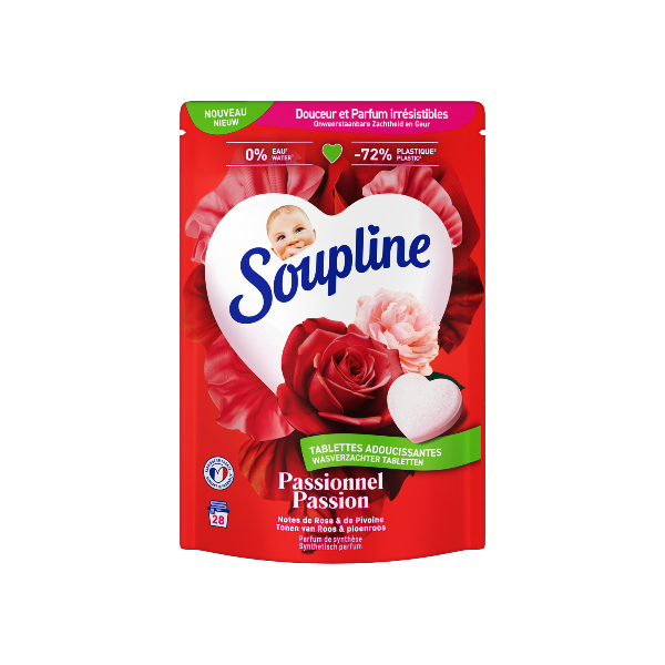 Soupline Tablettes Rose & Pivoine 28 pcs