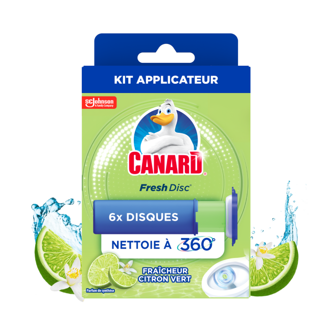 Kit applicateur Canard Fresh Disc Fraîcheur Citron Vert