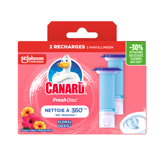 2 recharges Canard Fresh Disc Floral Oasis