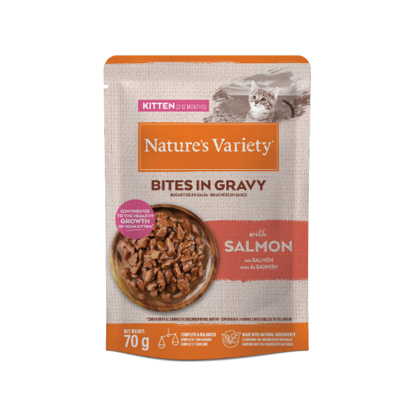 Bouchées en Sauce Chaton Saumon 70g