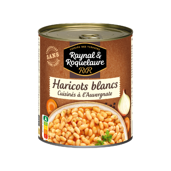 Haricots blancs cuisinés à l'Auvergnate 820G