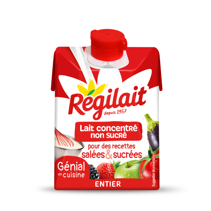 Brique Lait concentré non sucré entier 200g