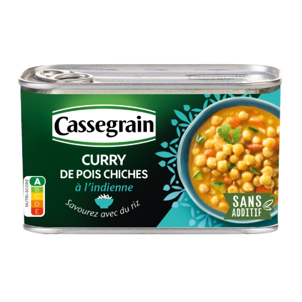 Curry de Pois Chiches à l'indienne 430g
