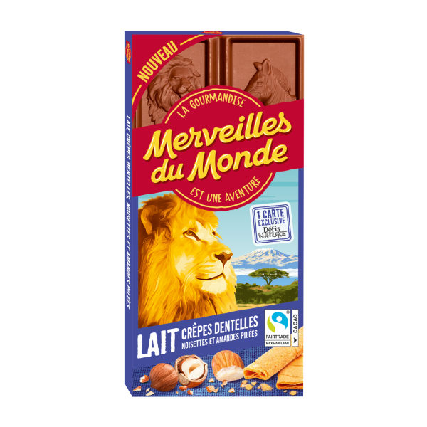 Tablette Lait crêpes dent. nois. et amandes