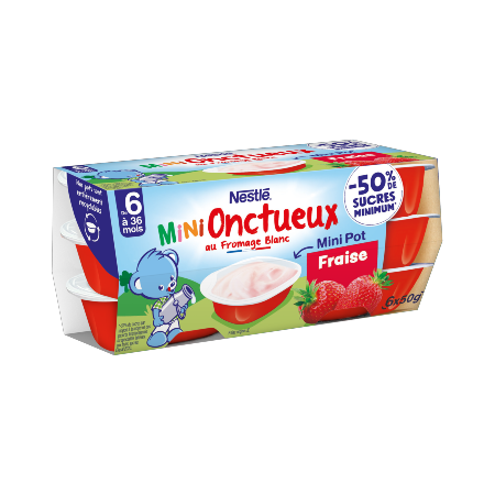 P'TIT ONCTUEUX MINI FRAISE (6x50g)