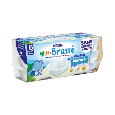 P'TIT BRASSÉ MINI NATURE SANS SUCRES AJOUTÉS (6x50g)
