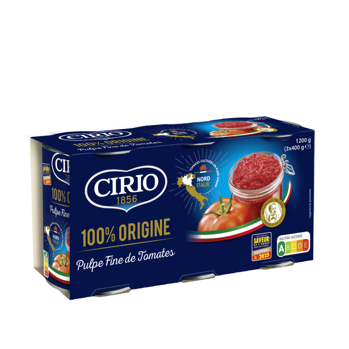 Pulpe fine Origine Nord Italie 3x400g