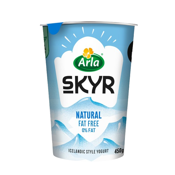 Arla Skyr Icelandic Style High Protein Natural Yogurt 0% Fat 450g