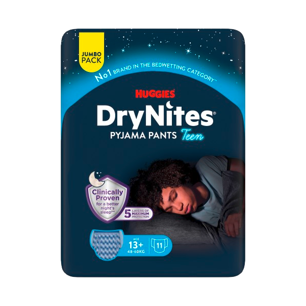 DryNites®  13+ ans (48-60kg) garçons x11