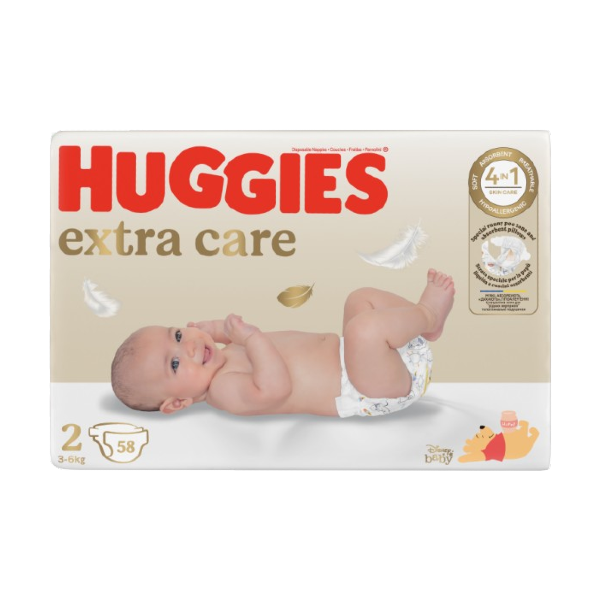 Couches Huggies® Extra Care taille 2