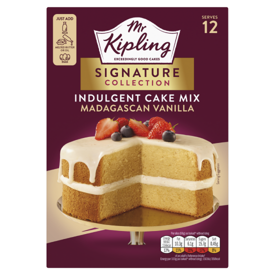 Mr Kipling Signature Madagascan Vanilla Cake Mix 425g
