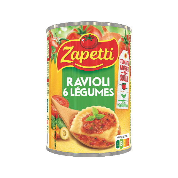 Ravioli 6 Légumes, 400g