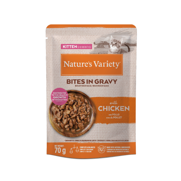 Bouchées en Sauce Chaton Poulet 70g