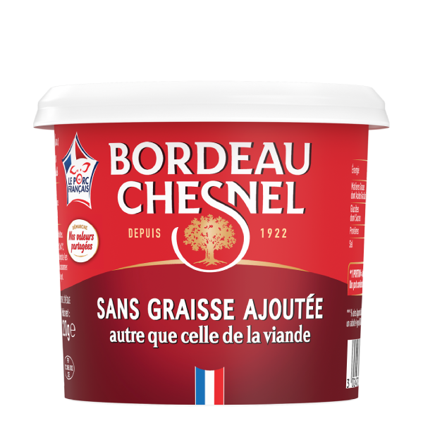 Rillettes de porc Sans Graisse Ajoutée Bordeau Chesnel - 220gr