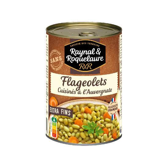 Flageolets cuisinés à l'Auvergnate 410G